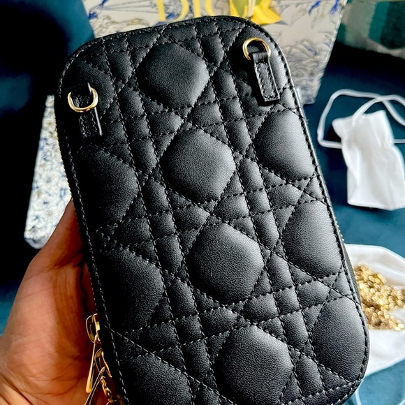 LADY DIOR PHONE HOLDER - Picture 3 of 12